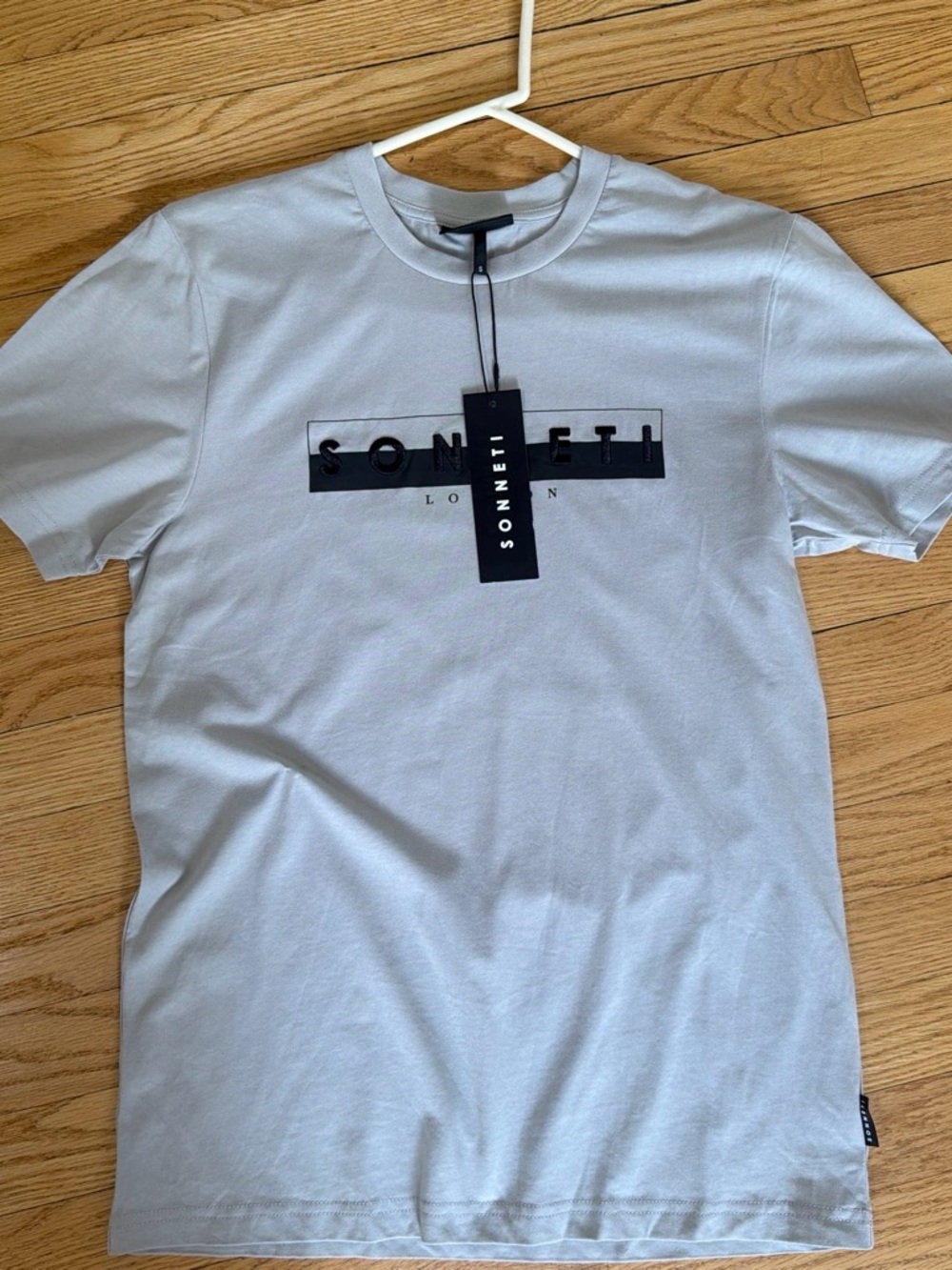 Sonneti Men’s Light Gray Logo T-Shirt